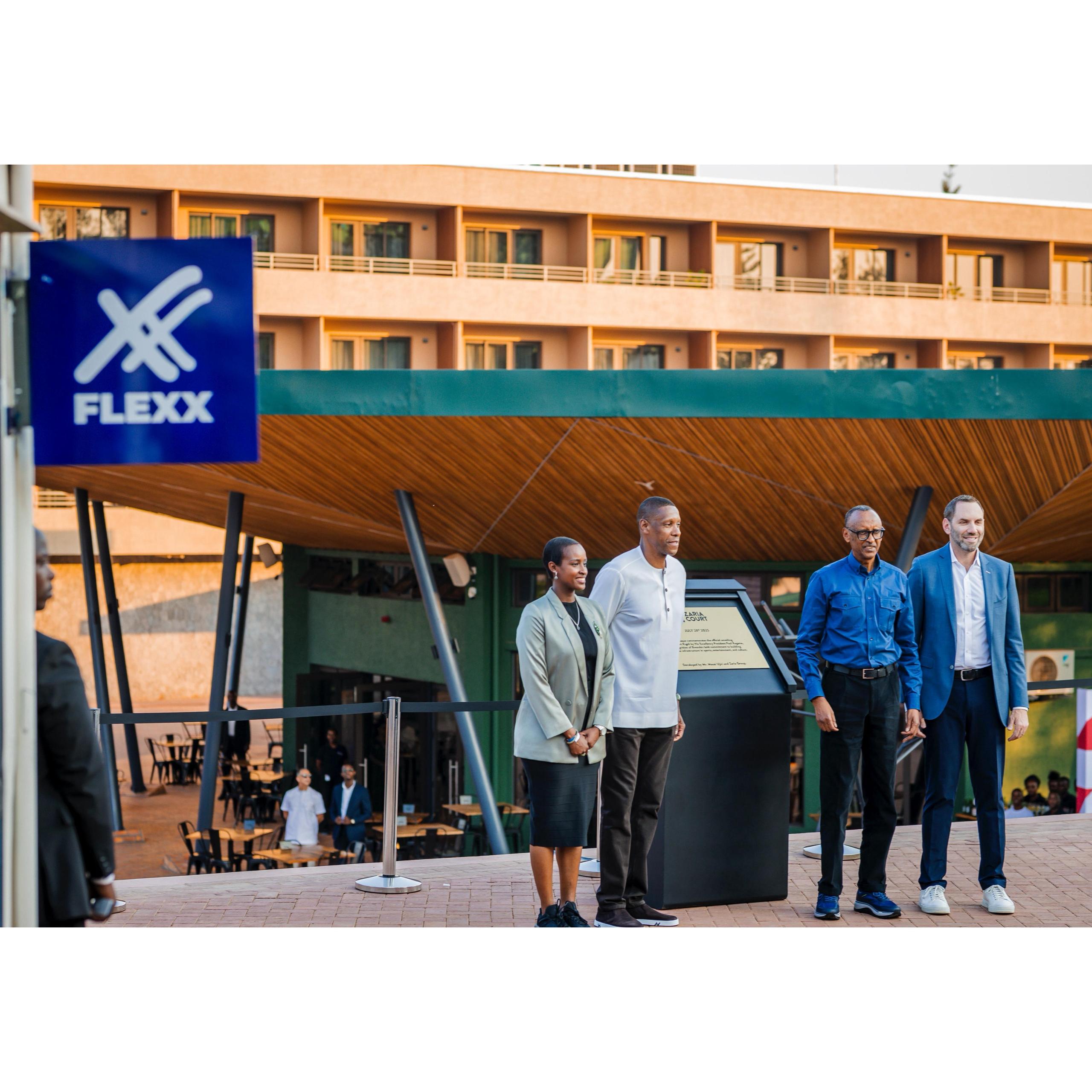 Collection of FLEXX joins Africa’s $26M power hub at Zaria Court Kigali, signaling a new era for sport, style, and culture in a gallery layout