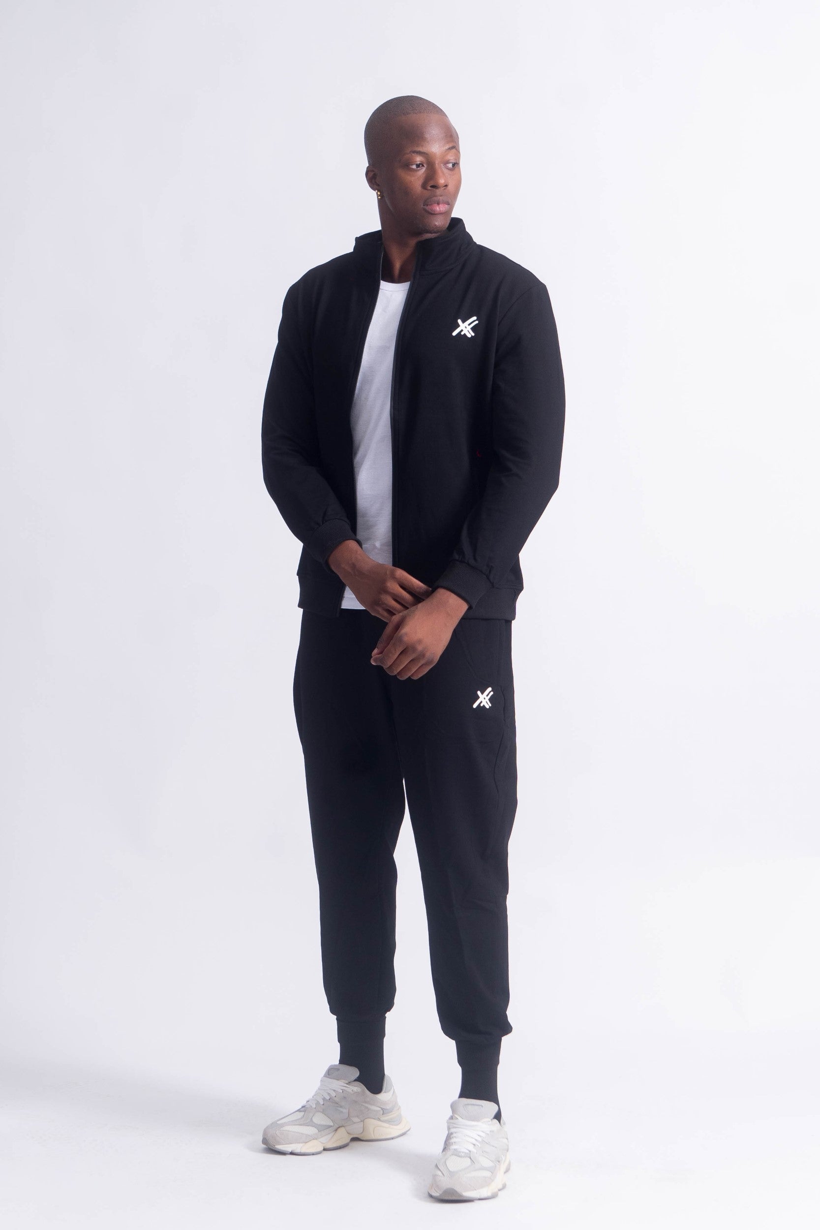 Collection of Black Tracksuit Set in a gallery layout