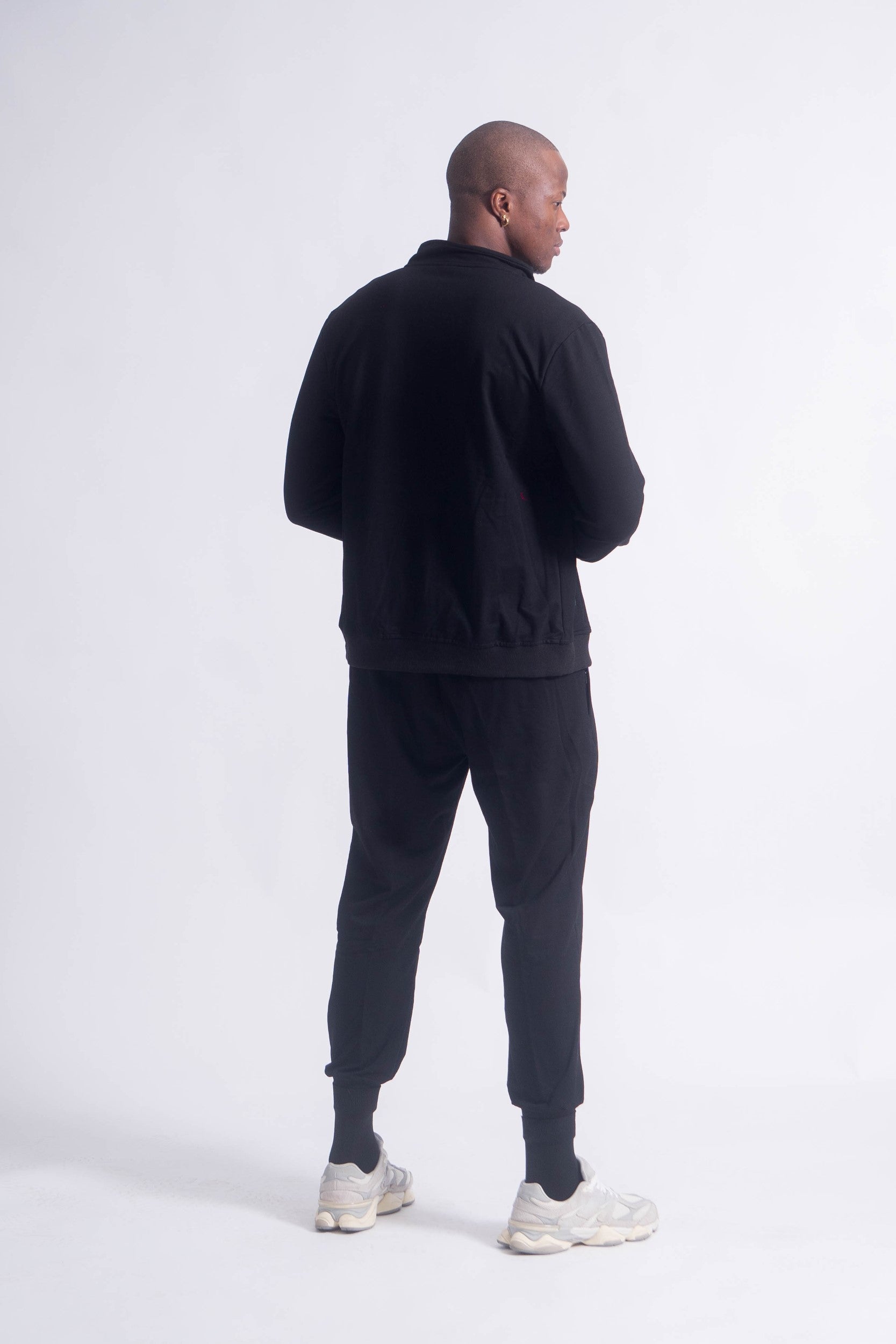 Collection of Black Tracksuit Set in a gallery layout