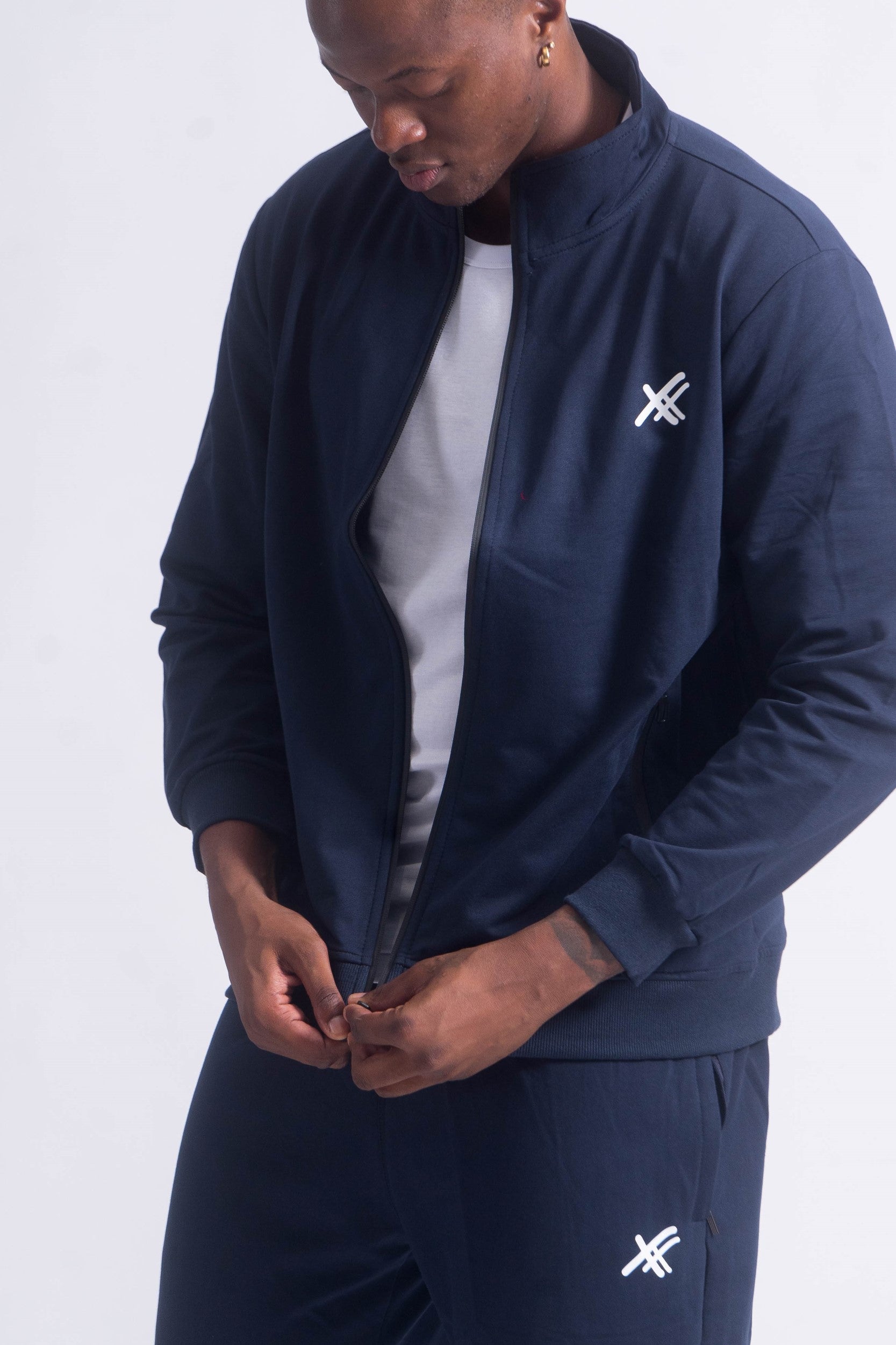 Collection of Blue Tracksuit Set in a gallery layout