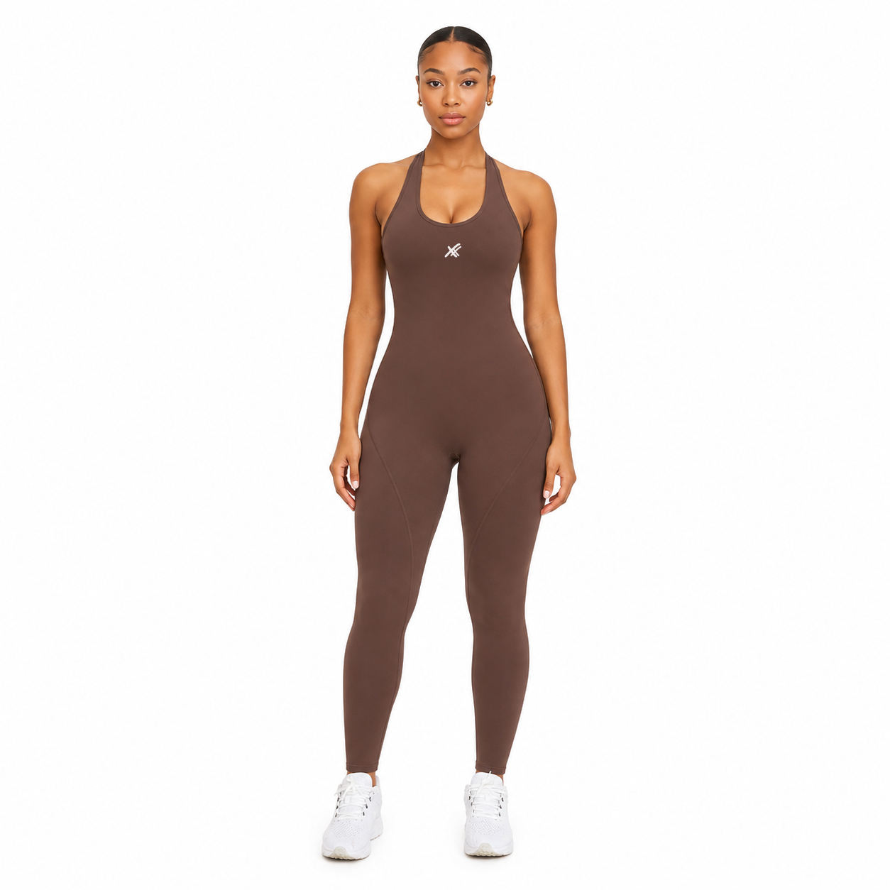ZURI — Halter Full-Length Jumpsuit