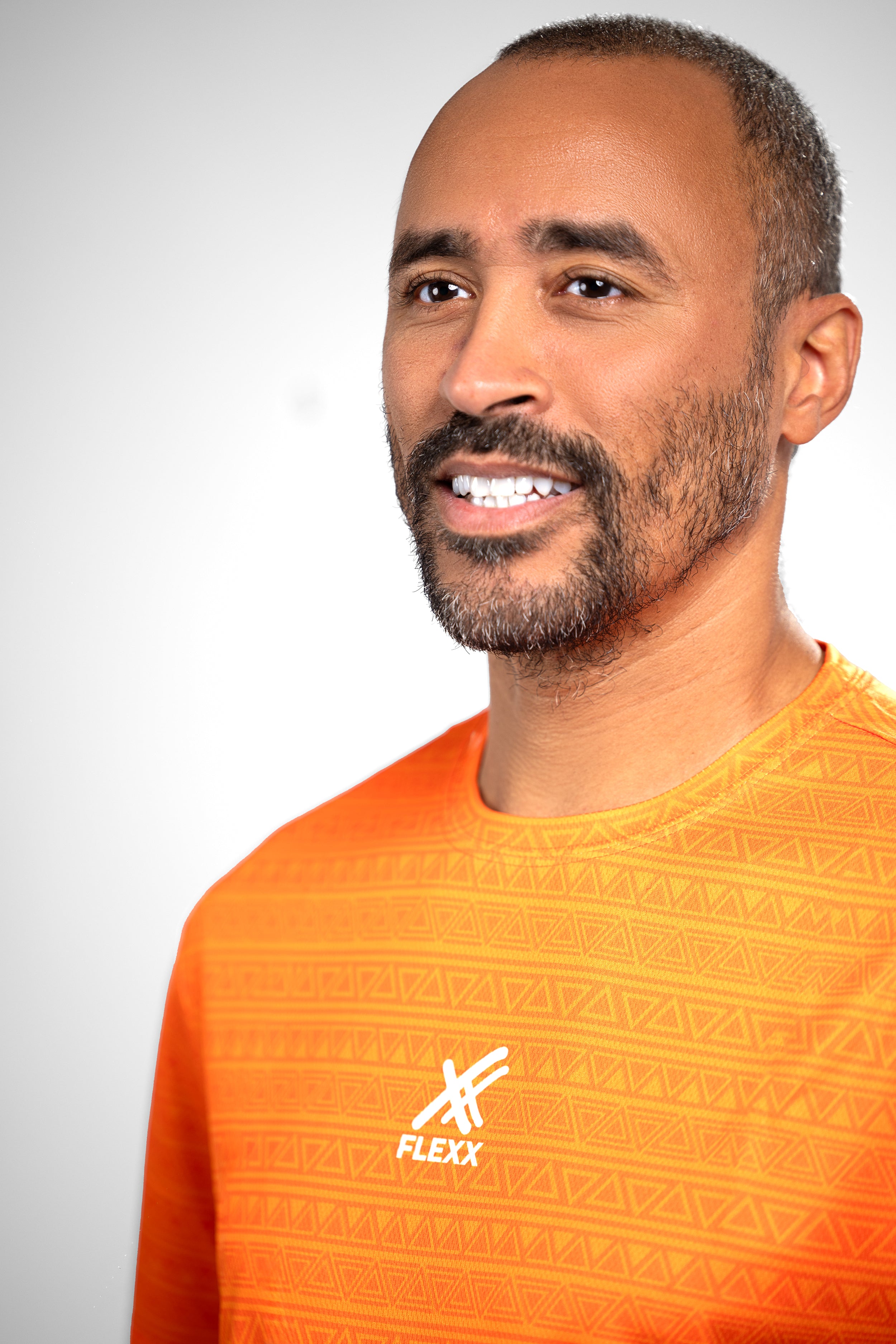 Collection of FLEXX Jersey TRIBAL ORANGE in a gallery layout